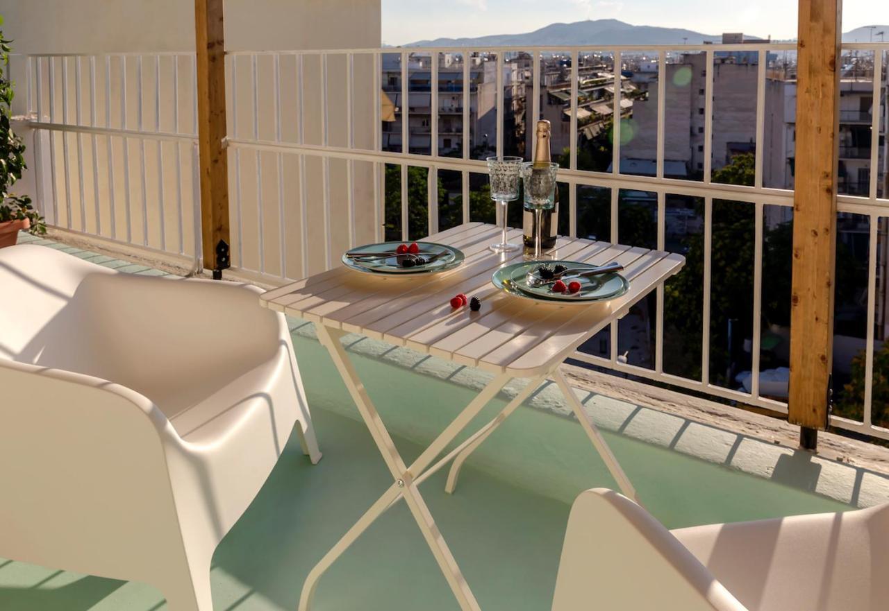 Blue And White Apartment Vipgreece アテネ エクステリア 写真