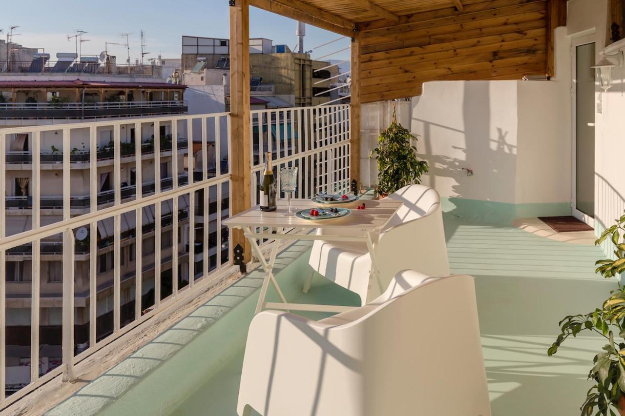 Blue And White Apartment Vipgreece アテネ エクステリア 写真