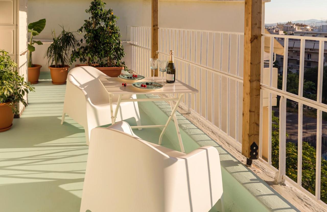 Blue And White Apartment Vipgreece アテネ エクステリア 写真